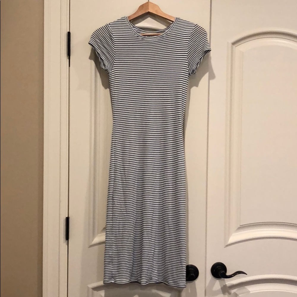 Club Monaco ribbed midi dress
